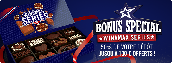 Bonus de dépôt spécial Winamax Series