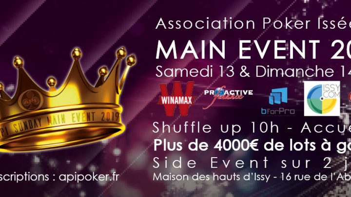 API Sunday : Main Event 2019 – Inscriptions ouvertes