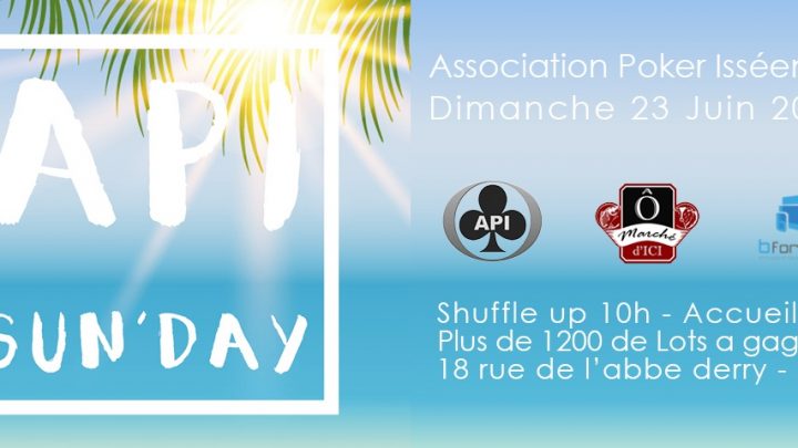 API Sunday 23 Juin 2019 – Inscriptions ouvertes