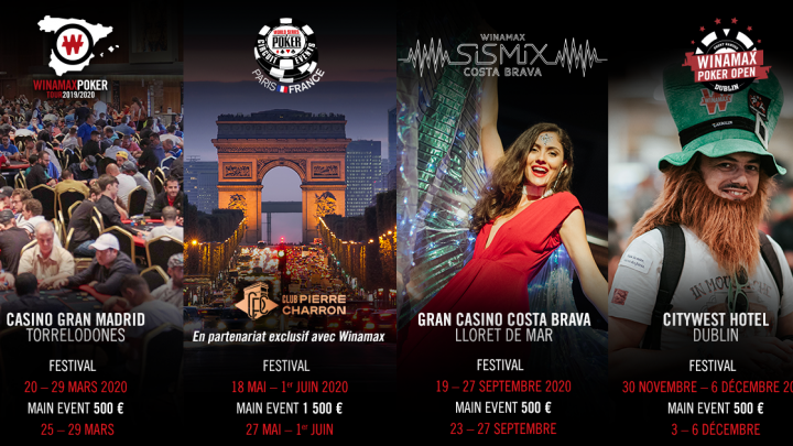 Winamax Live : le calendrier 2020 se dévoile