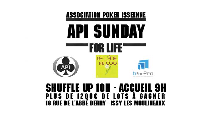 API Sunday 23 Février 2020 – Inscriptions ouvertes